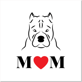 Pittie Mom Posters and Art